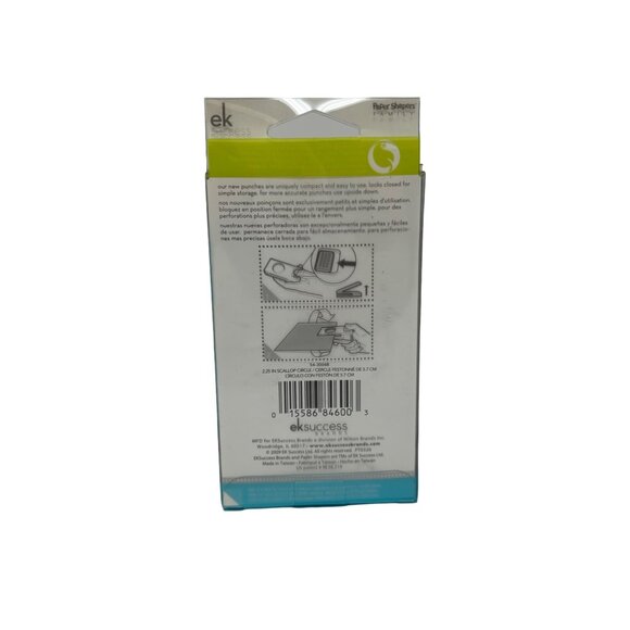 Ek Success Large Punch Grand Poincon 2.25" Scallop Circle Scrapbooking Crafting - Picture 5 of 6